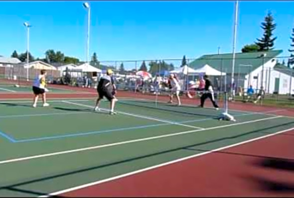 PICKLEBALL ALBERTA 55 PLUS PROVINCIAL TOURNAMENT AUG 2013 BEST RALLIES