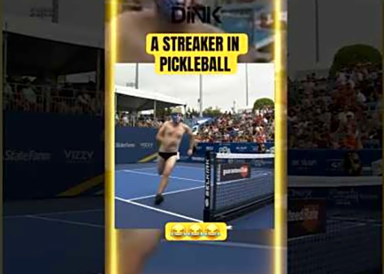 Streaker at Pickleball Championship! #StreakerOnField #Pickleball2024