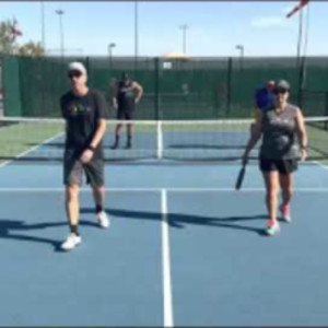 Coach David &amp; Tin Man vs Linda &amp; Gumby - Lake Havasu Pickleball Rec Play