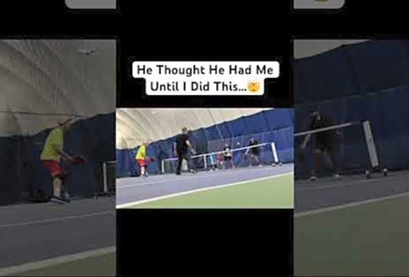 He Thought He Had Me Until I Did This! #pickleball #fyp #viral #shorts #reels