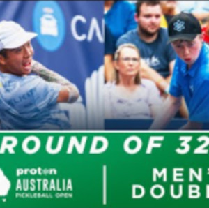 Duong/Klinger v Saleh/Fonokalaf at the Proton Australia Pickleball Open