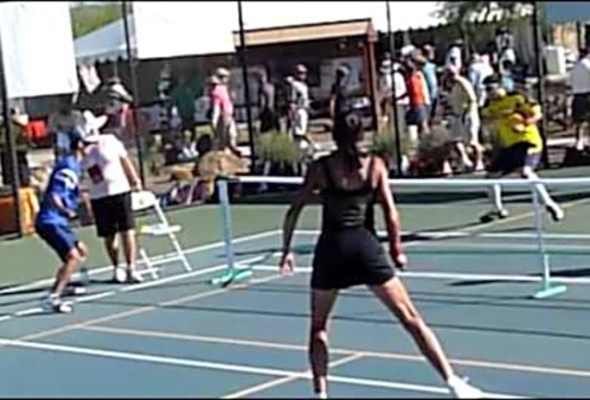 2012 Pickleball Shot of The Year ! USAPA Nationals in AZ Joe Valenti gets skin. The &quot;Joey shot&quot;