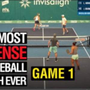 THE RESET: Breaking down the greatest match in Pickleball history (Game 1)