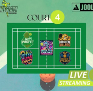 TURF XL PICKLE BALL TOURNAMENT MAY 2025 FINAL DAY COURT 4 LIVE