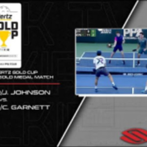 2023 PPA Hertz Gold Cup Men&#039;s Doubles Gold Medal - D. Frazier/J. Johnson...