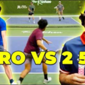 Can 1 Pro Beat TWO 5.0 Pickleball Players?!