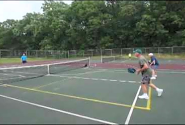 Pickleball game at Ella Sharp Park in Jackson
