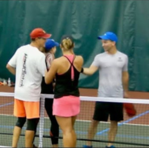 Wolfe Sports Pickleball-OMX GOLD MEDAL Jack Oxler/Katie McKee v Dave Wei...