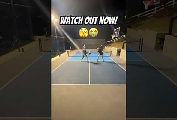 That was a close call! #pickleball #highlights #lol #viral #pickleball #shorts