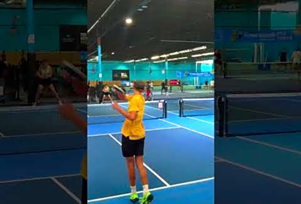 Slow Motion of a Pro Serve #pickleballhighlights #pickleball #teaching #learning #instructions