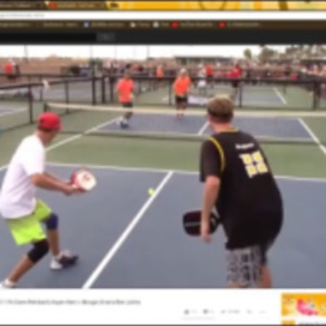 Pickleball Game Analysis: #2017usapaNationals 19 5.0 Men&#039;s Doubles Game 2