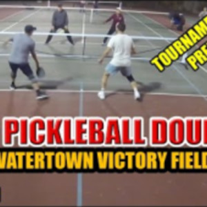 Pickleball 3.5 Doubles Tournament Prep - Jacky/Dan vs David/Raz - Watert...