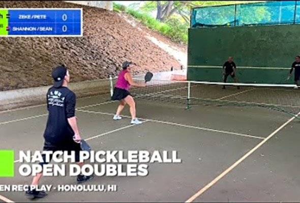 Pickleball Open Doubles - Shannon/Sean vs Zeke/Pete