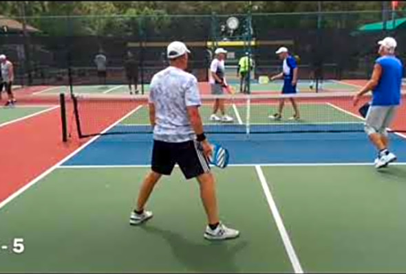 2020 Polk County Senior Games Pickleball Championships - Mens Doubles 65-69 - Playoff Quarterfinals