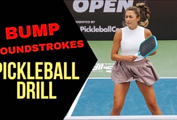 Bump Groundstrokes Pickleball Game Tutorial