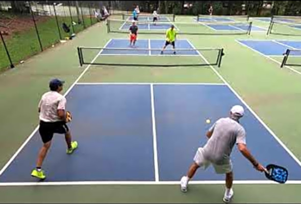 6/24/21 Shaw Park Pickleball Game 5