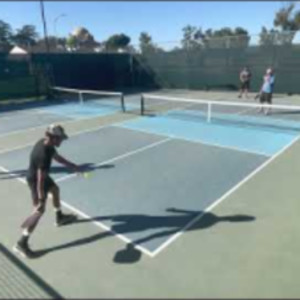 Pickleball - JR Jones and Jason Adler take on Tim Turner and Erik Pailet