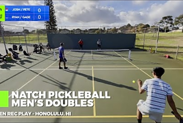 Pickleball Men&#039;s Doubles - Ryan/Gage vs Josh/Pete