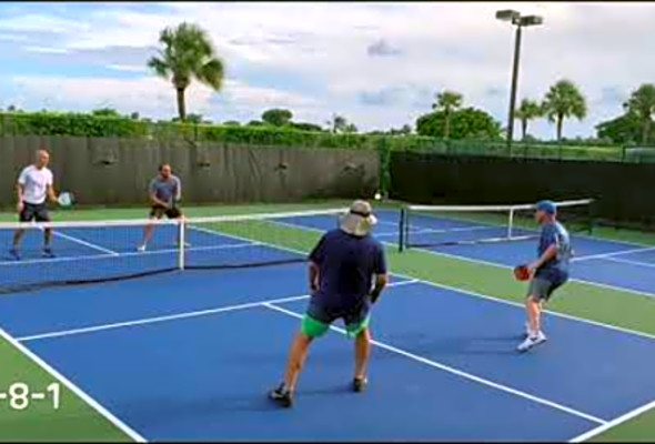 PICKLEBALL - G1 - TOBY JAY vs MARC MICHAEL - Kings Point 07-11-19