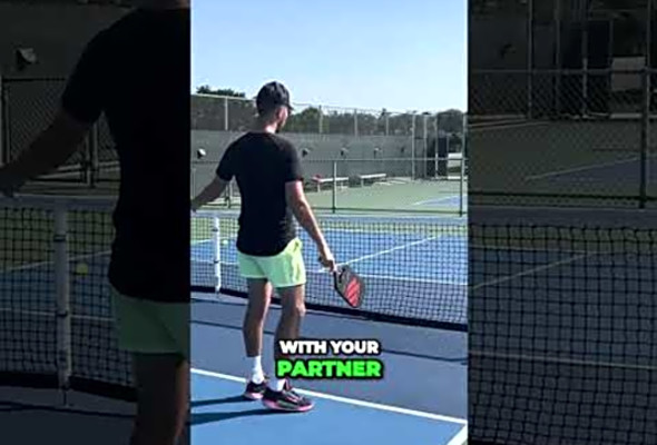 WHEN You SHOULD Move With Your Partner In Pickleball! #pickleballcoach #pickleball