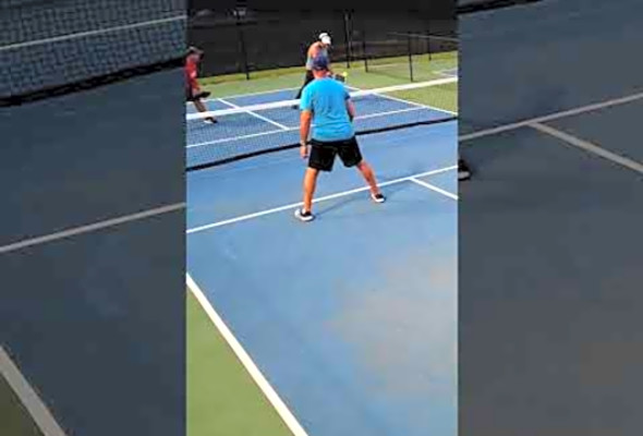 Player hit in balls playing pickleball #pickleball #ballislife #paddlesport #baller