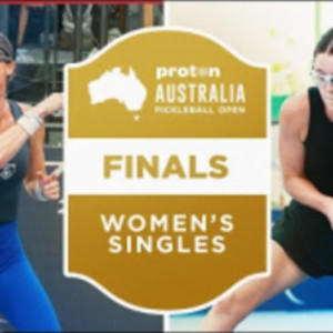 Kaitlyn Christian v Somer Dalla-Bona at the Proton Australia Pickleball ...