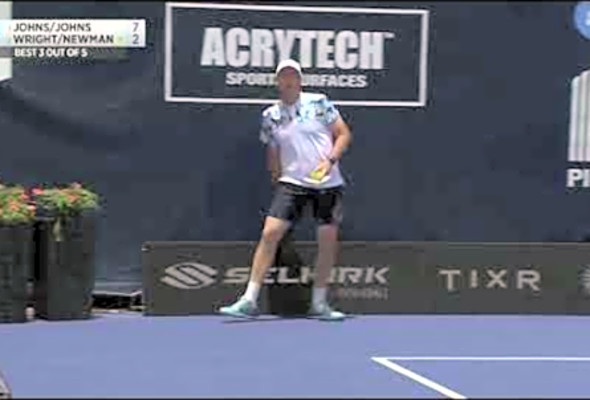 Championship Men&#039;s Doubles match at the Acrytech Atlanta Open