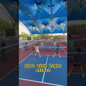 Hitting a winner with special light effect #pickleball #highlights #skil...