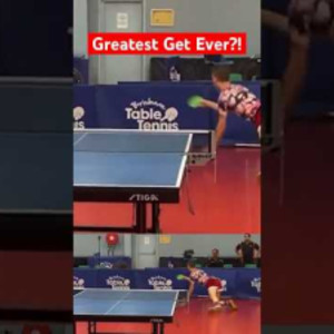 Greatest Get Ever?! atAdamBobrow #sports #tabletennis #clips #tennis #pi...