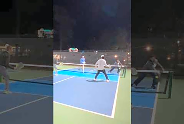 The Shea Underwood Trick Shot! #pickleball atwisepickleball