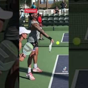 Great serve! #pickleball #pickleballislife #pickleballaddict