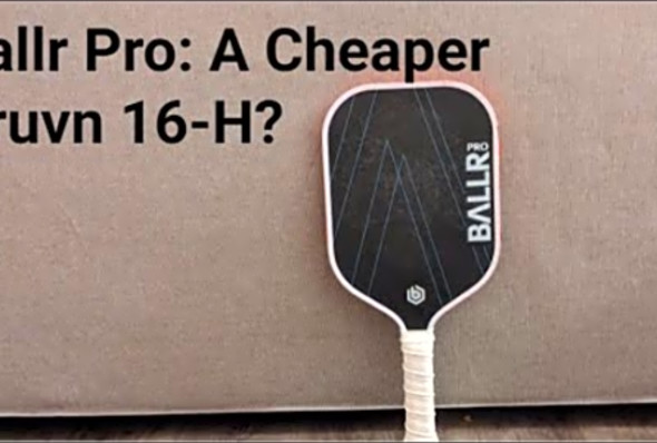 BallrPickleball Pro Paddle Review. A Cheaper Gruvn 16H Clone?