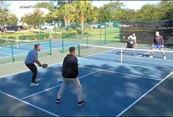 RETIRED PING PONG PRO VS 4.0! 4.0 Pickleball Game at Kingston Plantation in Myrtle Beach, SC