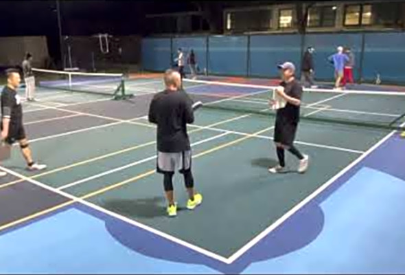 Chris-Bryan (RoadRunners) vs David-Addison (Kitchen Dink) G3 MLP 1/26/22 Minor League Pickleball