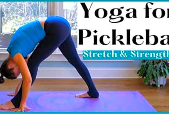 Pre-Pickleball Stretch! - Yoga to Improve Your Game &amp; Prevent Injury