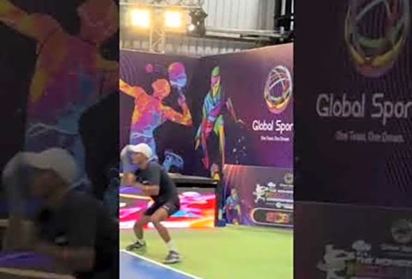 Presenting to you, the Men&#039;s Singles Advanced Champion &#039;Ritesh Jaiswal&#039; at the Global Sports