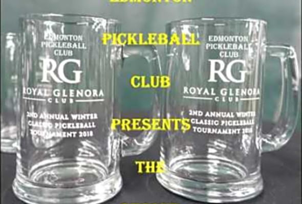 PICKLEBALL EDMONTON CLUB MIXED DOUBLES GOLD MATCH SKILL 5 0, 4 5 WINTER CLASSIC at ROYAL GLENORA 2018
