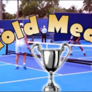 Gold Medal Pickleball Match APP Tour Delray Beach Champions Pro