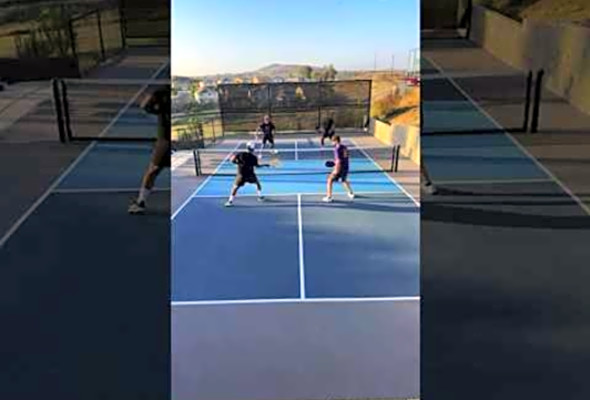 Pickleball Hand Battle! #pickleball #ppa #shorts #pickleballdoubles