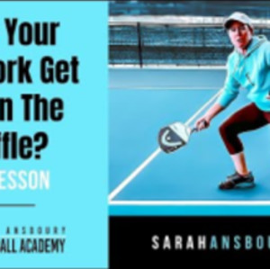 Does Your Pickleball Footwork Get Lost In The Shuffle? - Mini-Lesson wit...