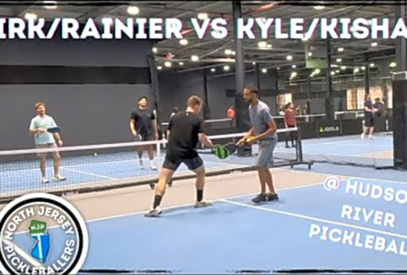 Kirk/Rainier VS Kyle/Kishan at Hudson River Pickleball 2024