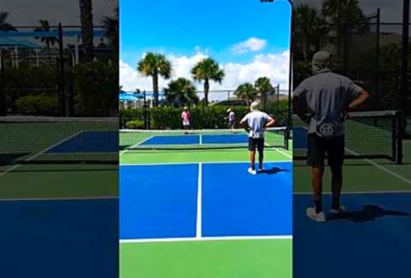 Rec play #pickleballhighlights #pickleball #pickleballvideos #50pickleball