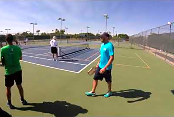 2020 Arizona Open Pickleball Tournament Men&#039;s Doubles Pro Friday R5