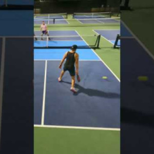 Inside out overhead is a self declared highlight #pickleball