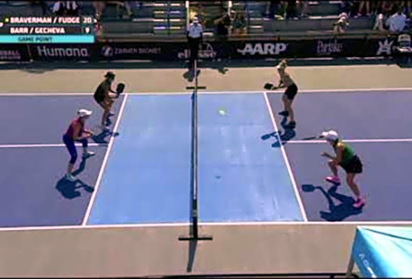 NYC Shuffle: Barr/Gecheva vs. Fudge/Braverman Championship Point