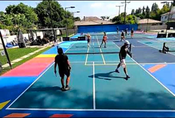 Bad Pickleball Pro Level Rec 5.5 Jessie Irvine Matt Baca Jeff Warnick Erik Pailet