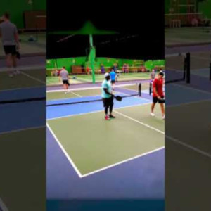 This ain&#039;t no Ping Pong! Or ..? #pickleball #pickleballhighlights #sport...