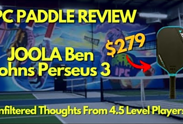 Open Play Paddle Review at IPC - JOOLA Ben Johns Perseus 3