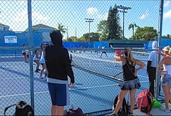 Delray Beach Open - Jocelyn &amp; Mary Kate semi finals