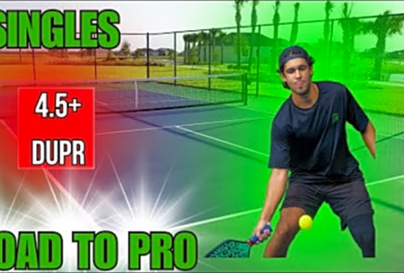 The Road to Pro: 4.5 Singles training for Pro Pickleball #pickleball #pickleballpaddle Jan 22,2025